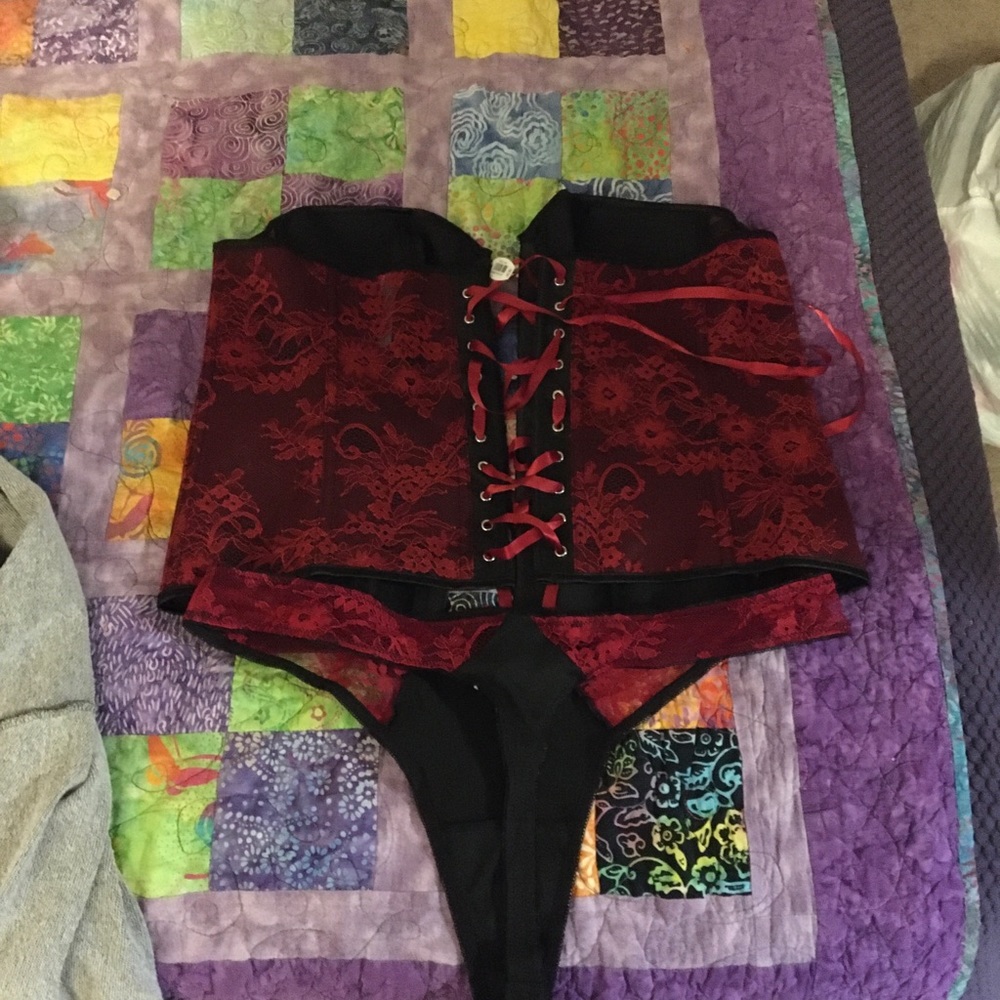 Adore Me Corset set